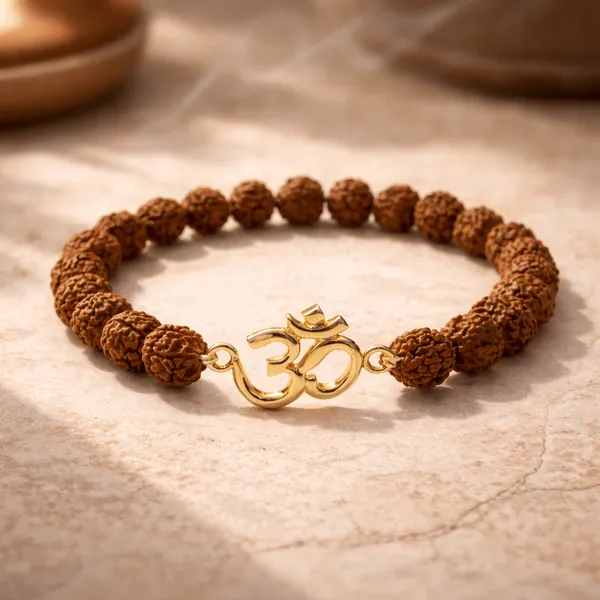 Brown_Rudraksha_Bead_Bracelet_With_Om_Charm