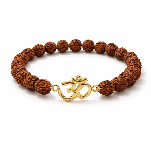 Brown_Rudraksha_Bead_Bracelet_With_Om_Charm