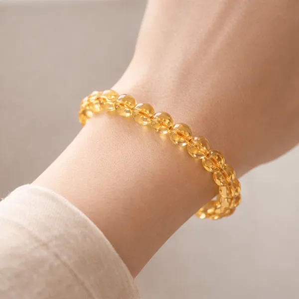 Natural_Citrine_Gemstone_Bead_Bracelet_For_Daily_Wear