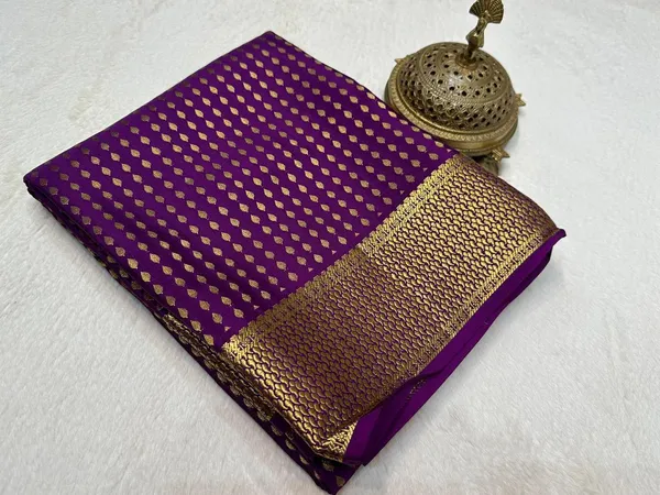 Deep_Violet_Traditional_Crepe_Brocade_Silk_Women's_Saree_