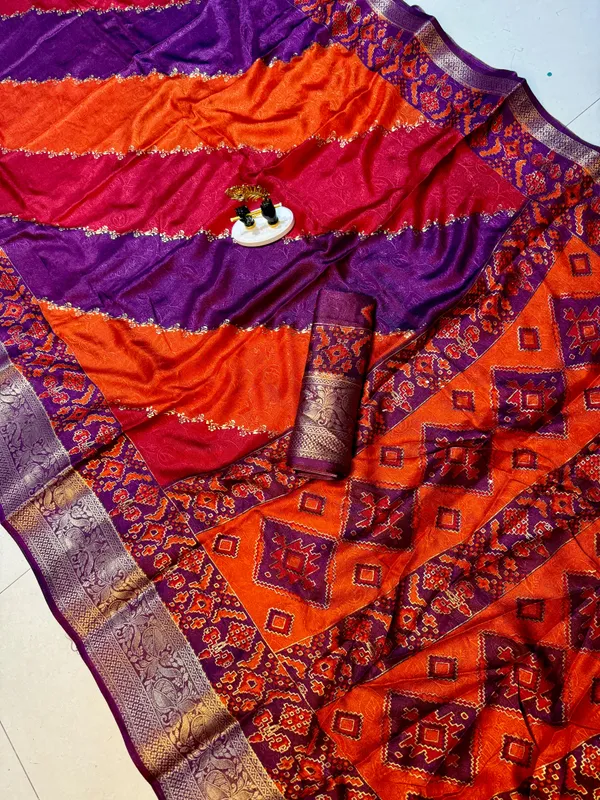Designer_Heavy_Marshmallow_Saree_for_Festive_Wear_with_Zari_Border