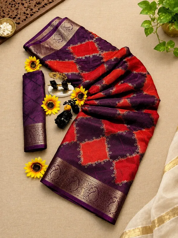 Premium_Heavy_Marshmallow_Blooming_Colour_Foil_Design_Saree