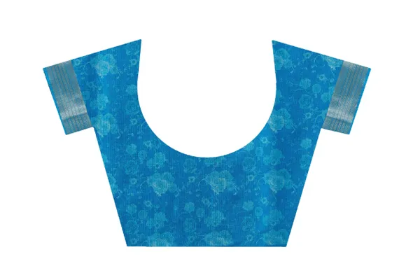 Rich_Electric_Blue_Mysore_Printed_Soft_Silk_Sarees