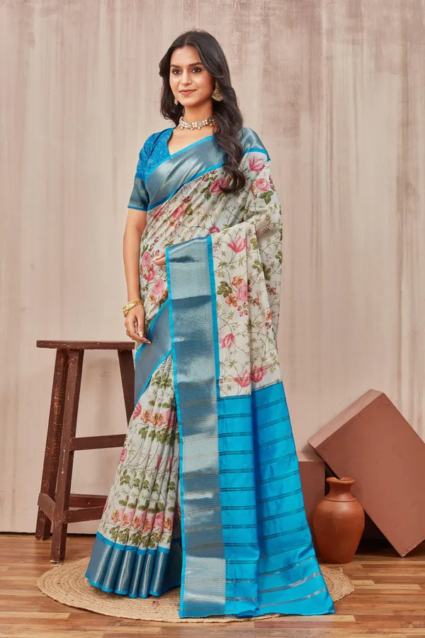 Rich_Electric_Blue_Mysore_Printed_Soft_Silk_Sarees