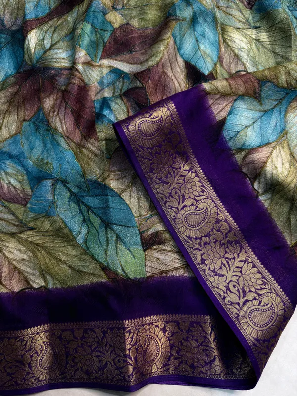 Soft_Georgete_Floral_Print_Saree_with_Designer_Zari_Border