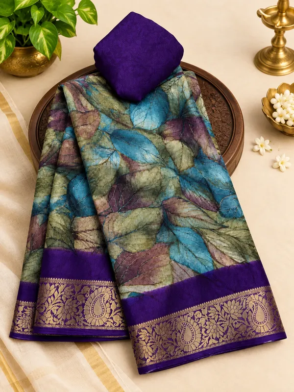 Soft_Georgete_Floral_Print_Saree_with_Designer_Zari_Border