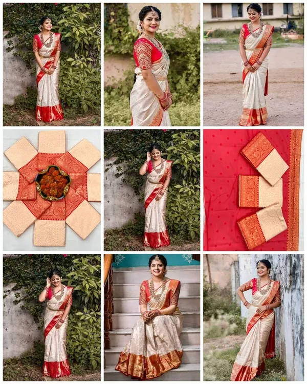 White_Colour_Rich_Pallu_Banarasi_Lichi_Silk_Saree_with_Golden_Zari_Work