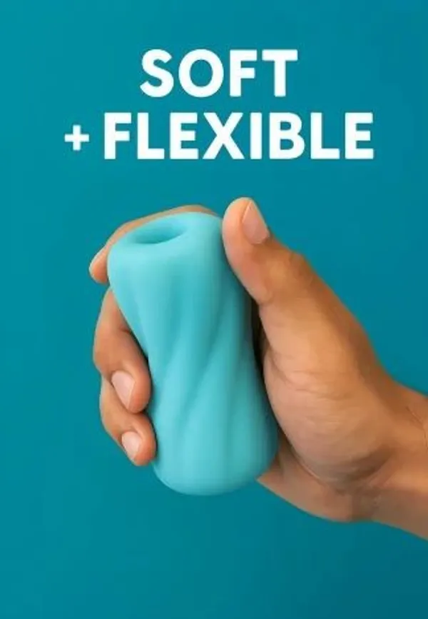 Stroker_For_Men_Textured_Silicone_-Personal_Body_Massager_|_Soft_&_Flexible_Massager