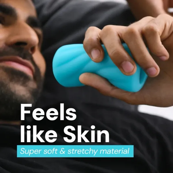 Stroker_For_Men_Textured_Silicone_-Personal_Body_Massager_|_Soft_&_Flexible_Massager