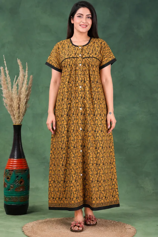 Cotton_Full_Button_Front_Open_Nighty_For_Women