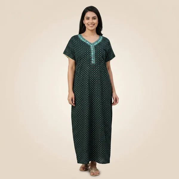 Cotton_Embroidery_Nighty_For_Women