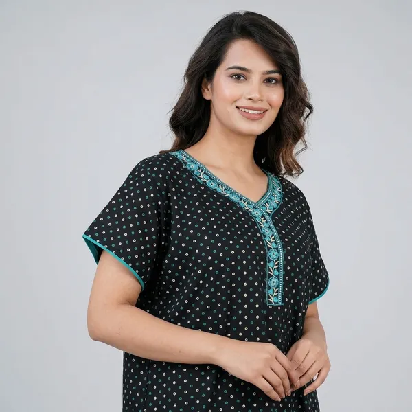 Cotton_Embroidery_Nighty_For_Women