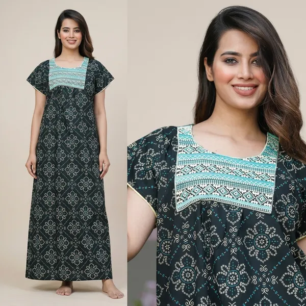 Cotton_Embroidery_Nighty_For_Women