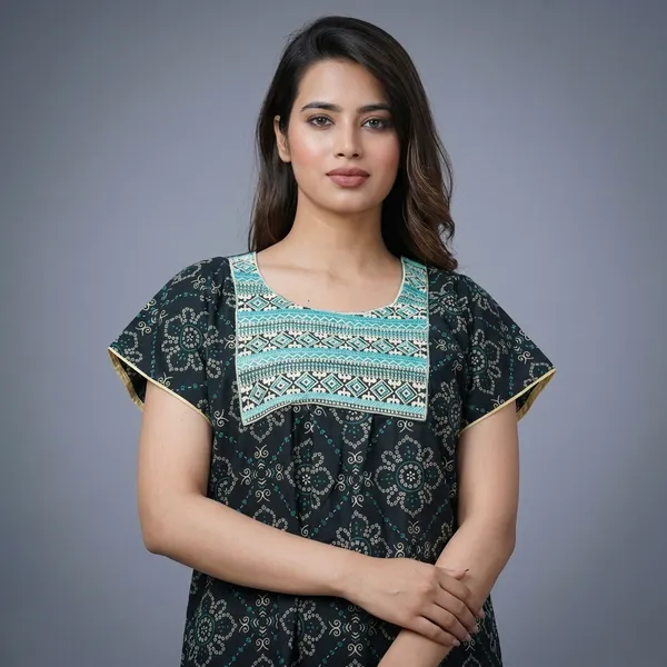 Cotton_Embroidery_Nighty_For_Women