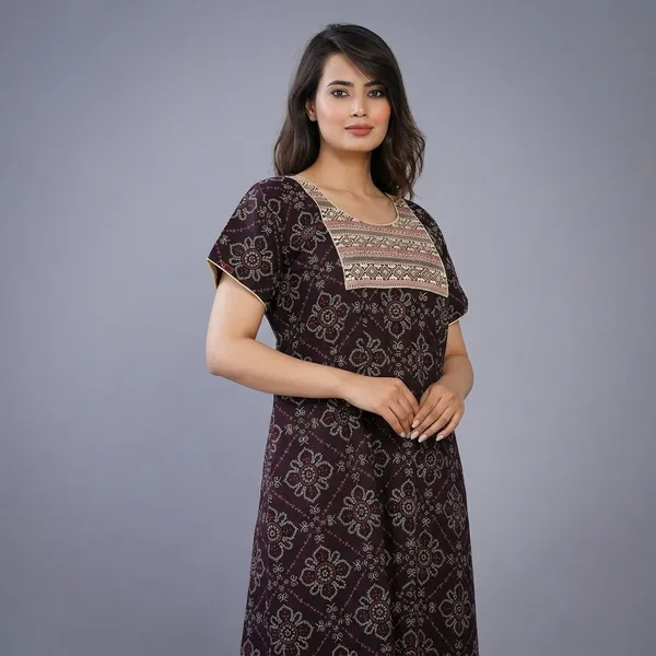 Cotton_Embroidery_Nighty_For_Women