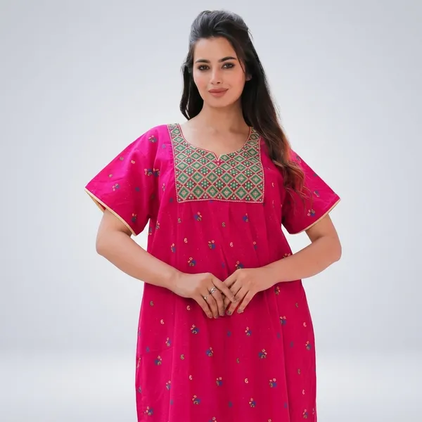 Cotton_Embroidery_Nighty_For_Women