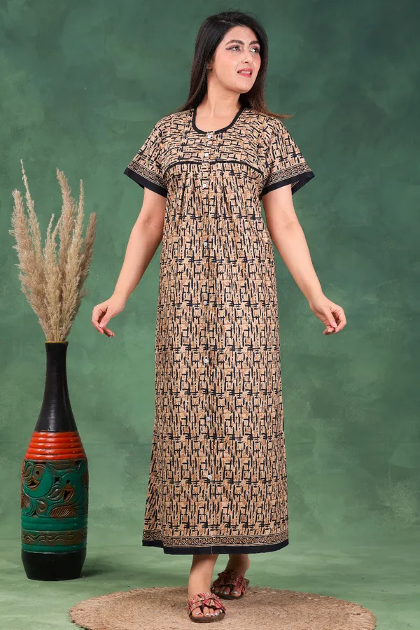 Cotton_Full_Button_Front_Open_Nighty_For_Women