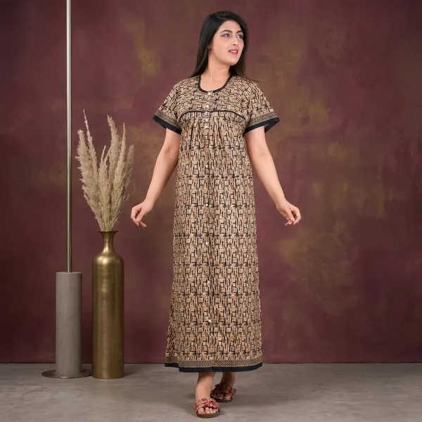 Cotton_Full_Button_Front_Open_Nighty_For_Women