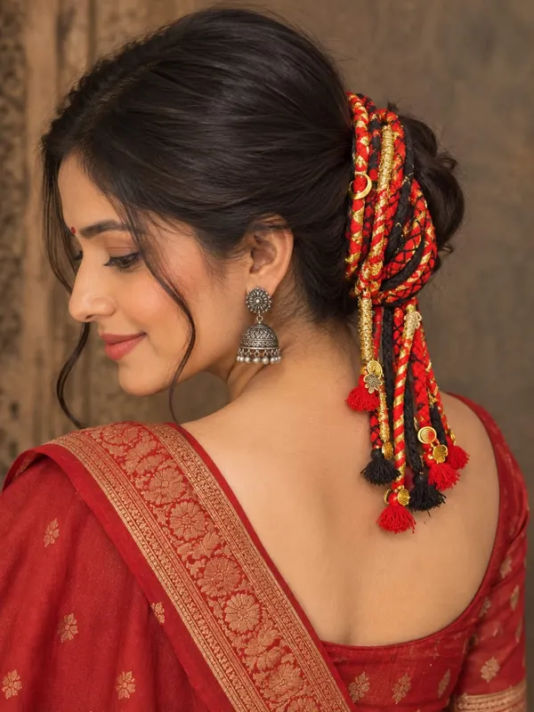 Black_&_Red_Zari_Thread_Hair_Strings