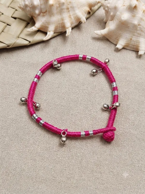 Pink_Anklet_with_Ghungroos_with_Women