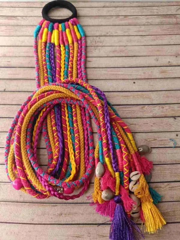 Pink_&_Yellow_Cotton_Threads_Bohemian_Hair_Strings