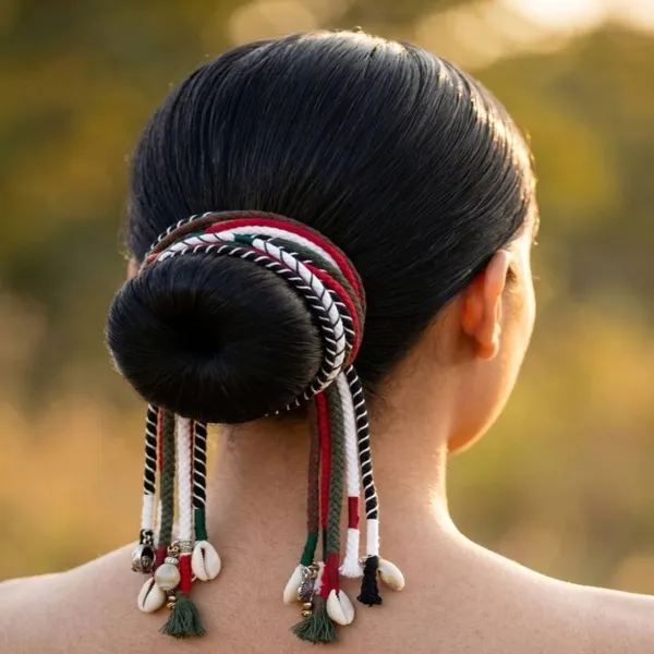 White_&_Red_Cotton_Threads_Bohemian_Hair_Strings