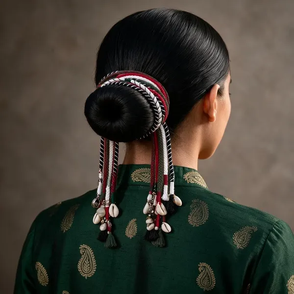 White_&_Red_Cotton_Threads_Bohemian_Hair_Strings