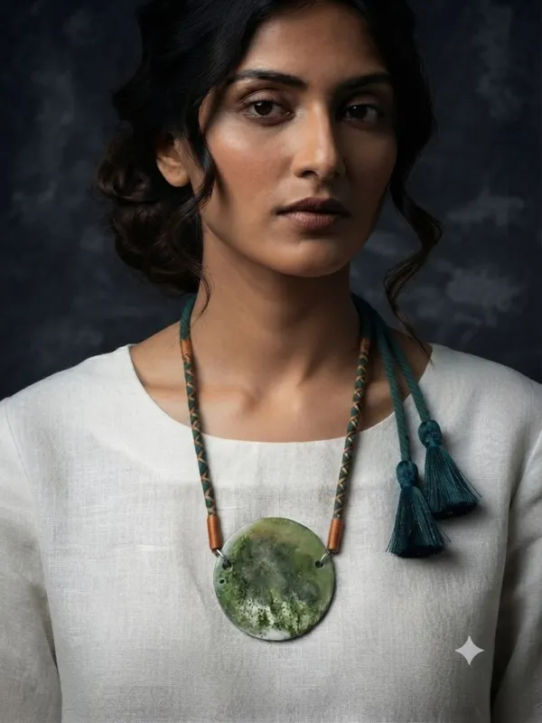Daily_Wear_Necklace_In_Green_Threads_For_Women
