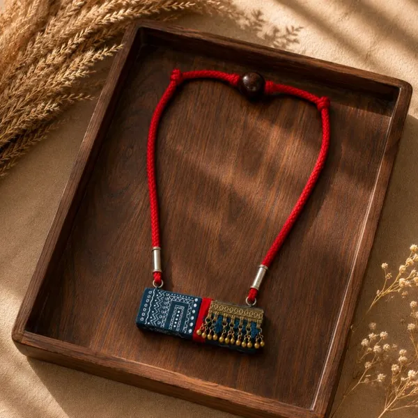Wooden_Tribal_Pendant_Necklace_For_Women