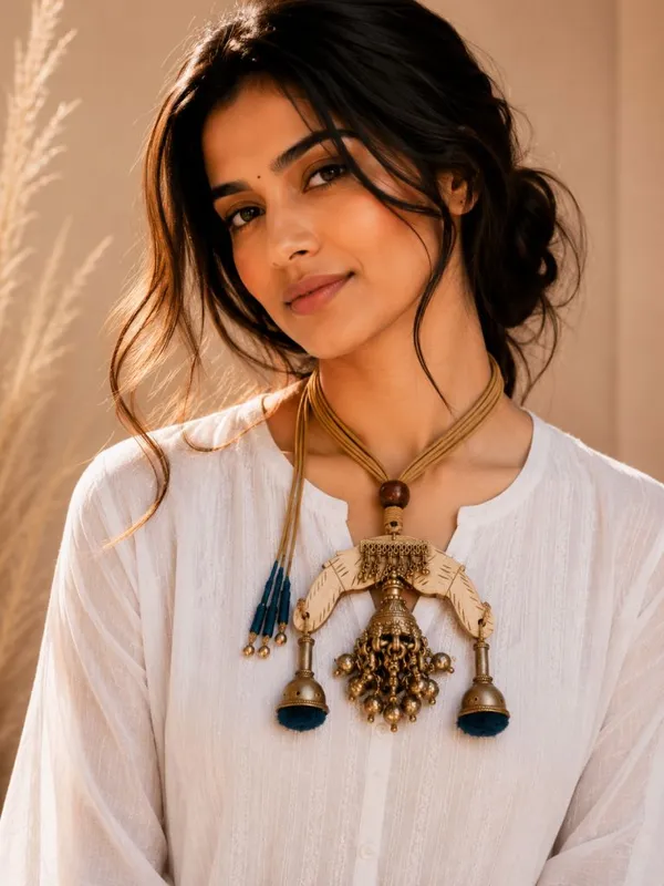 Wooden_Tribal_Topli_Statement_Necklace