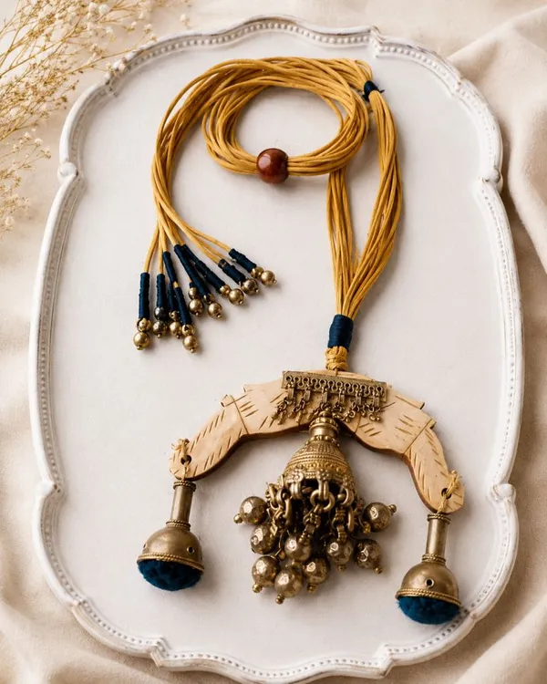 Wooden_Tribal_Topli_Statement_Necklace