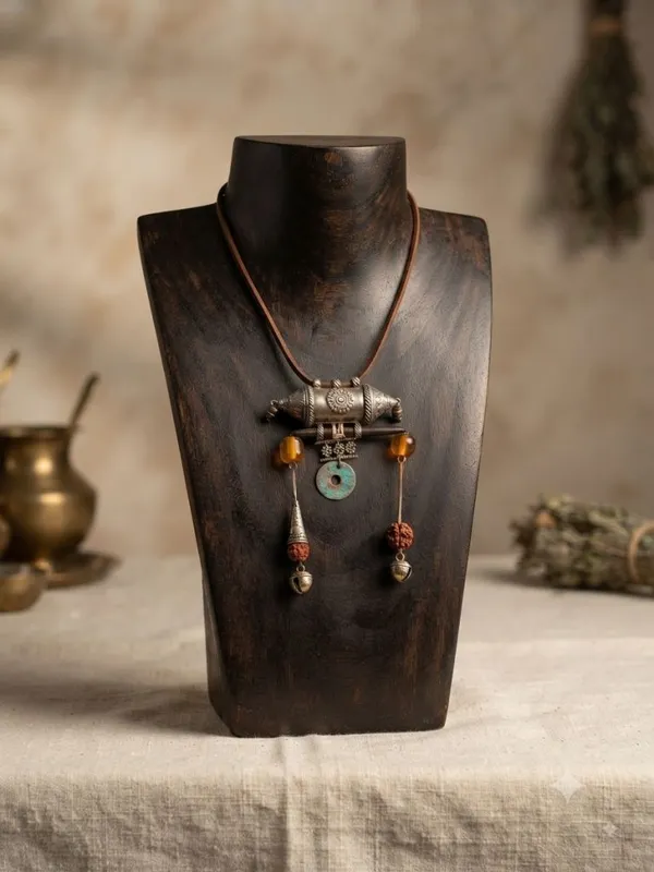 Afghani_Taweez_Statement_Necklace_For_Women