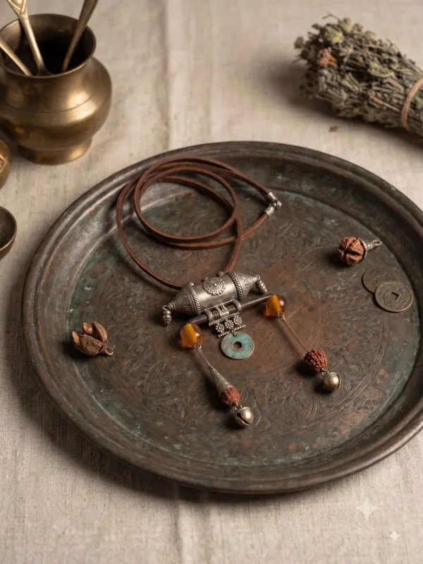 Afghani_Taweez_Statement_Necklace_For_Women