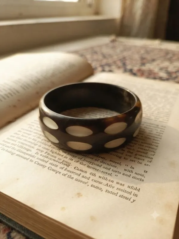 Black_&_White_Resin_Kada_For_Women