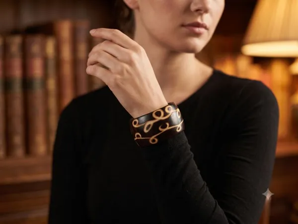 Black_&_White_Resin_Kada_For_Women