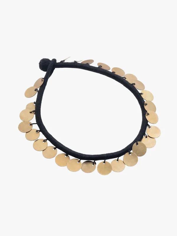 Black_&_Golden_Brass_Anklet_for_Women