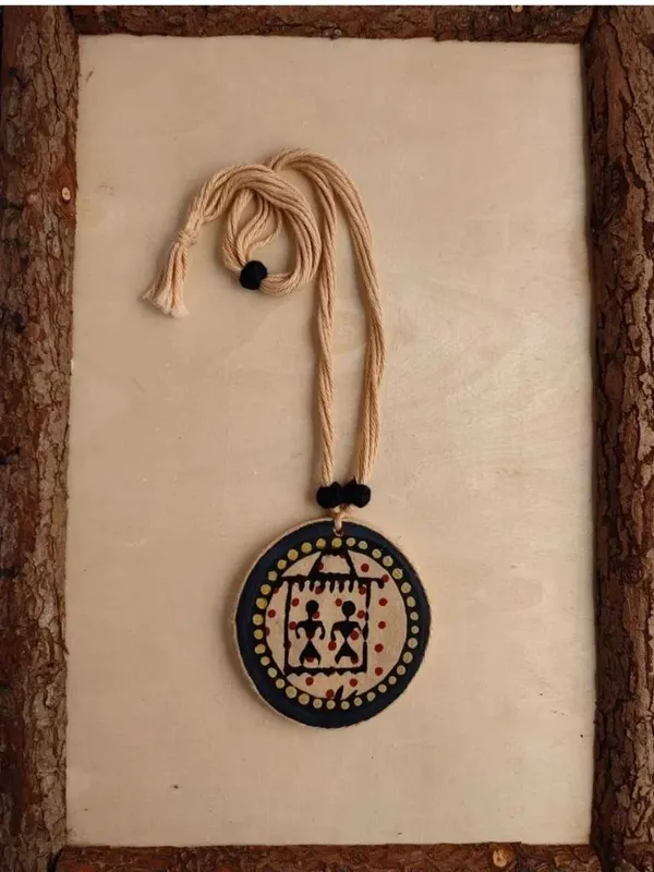 Warli_Print_Fabric_Necklace