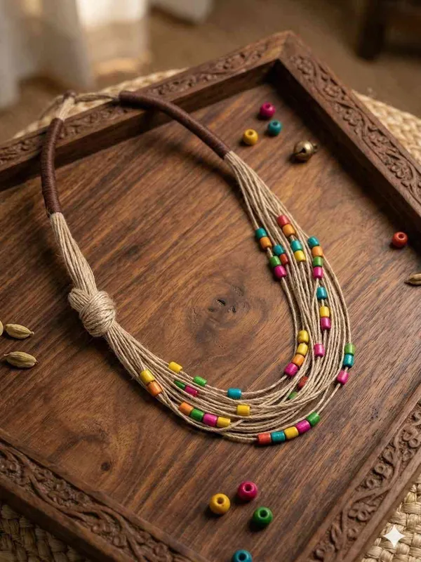 Jute_Necklace_With_Wooden_Beads