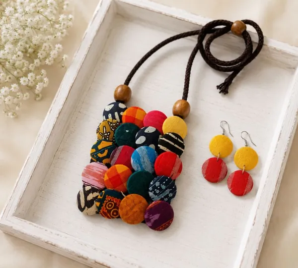 Multi_Colour_Fabric_Necklace