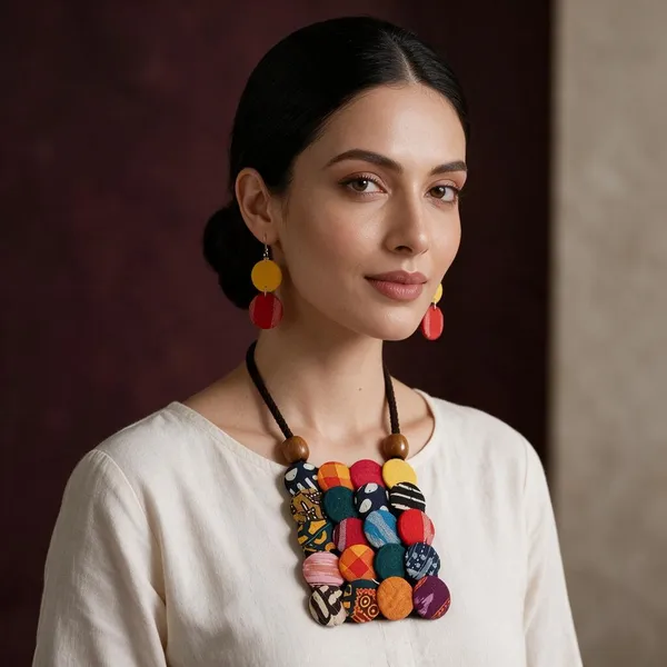 Multi_Colour_Fabric_Necklace