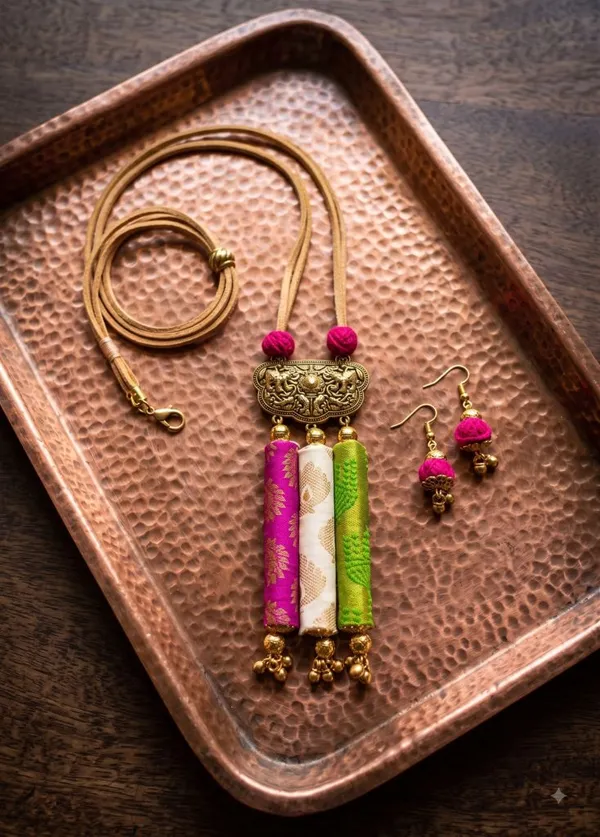 Brocade_Fabric_Statement_Necklace_For_Women