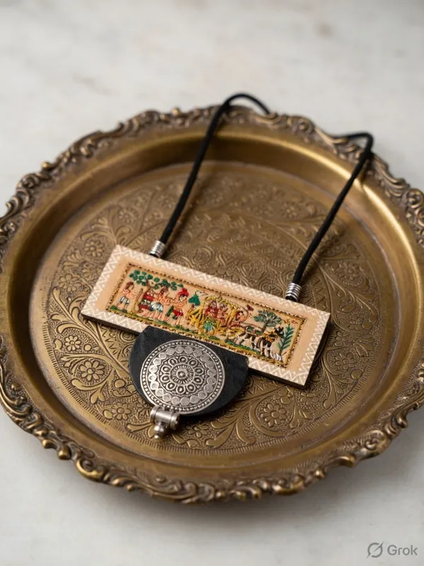 Pattachitra_Boho_Statement_Jewellery_Set_For_Women