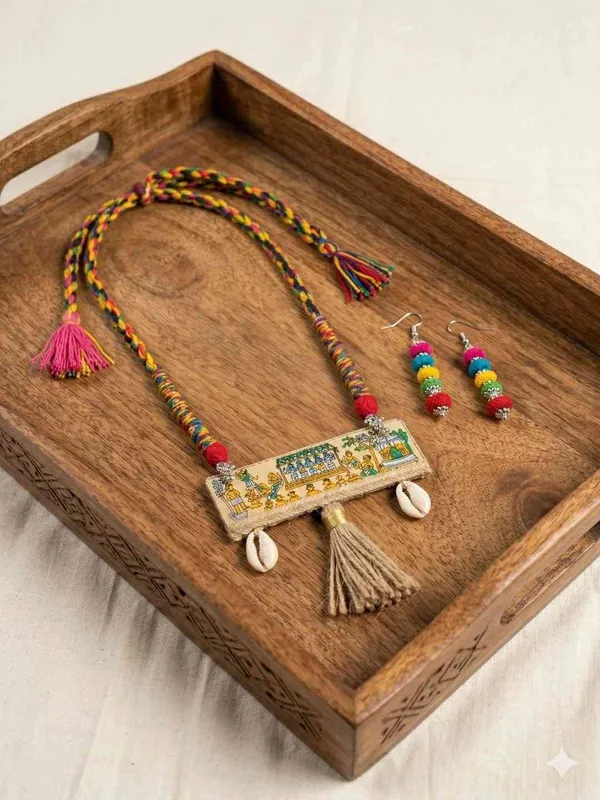 Pattachitra_Painted_Necklace_For_Women