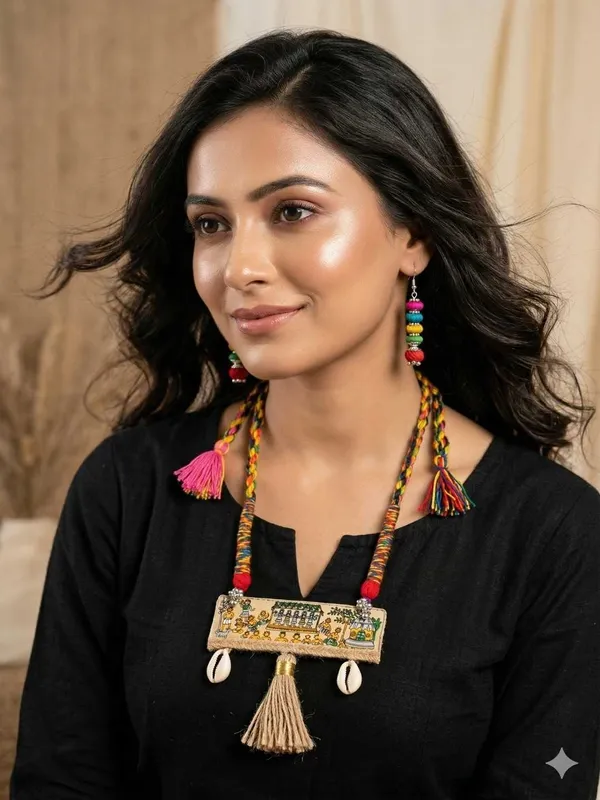 Pattachitra_Painted_Necklace_For_Women