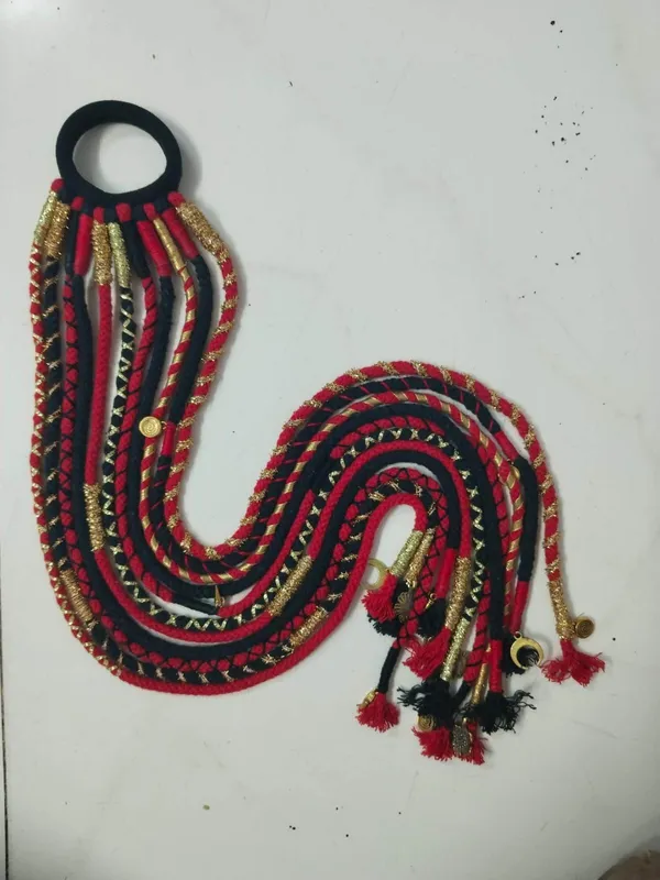 Black_&_Red_Zari_Thread_Hair_Strings