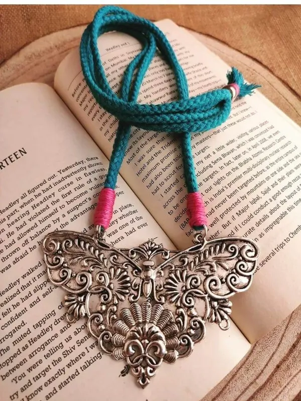 Butterfly_Oxidized_Statement_Necklace_For_Women