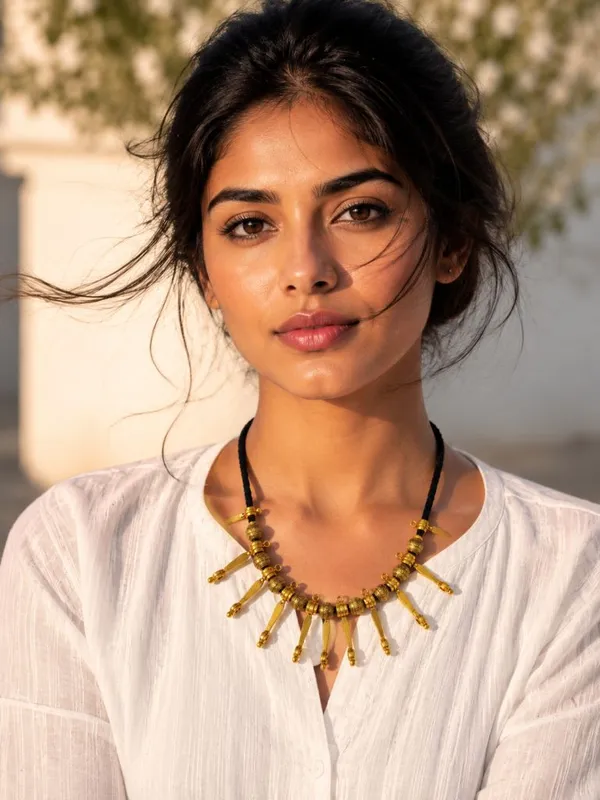 Gold_Metal_Spikes_Choker_Necklace_For_Women