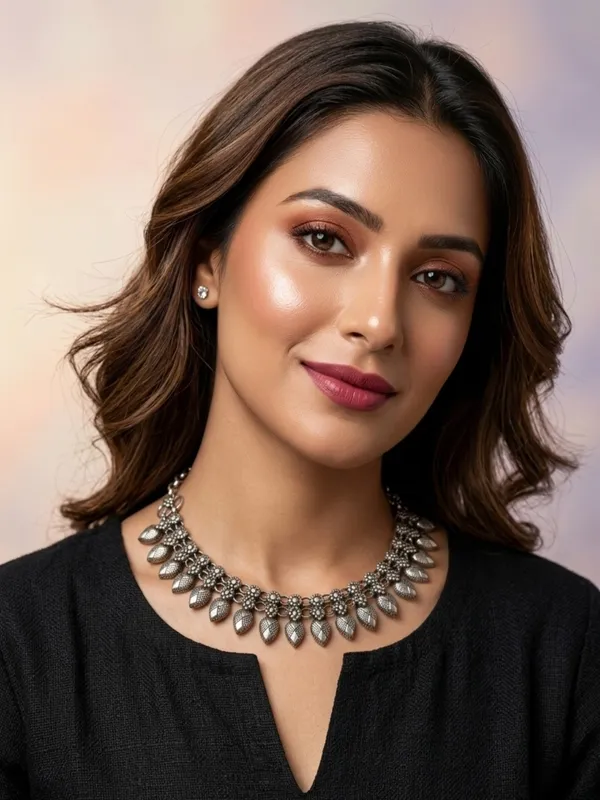 Oxidised_Silver_Tone_Choker_Necklace_For_Women