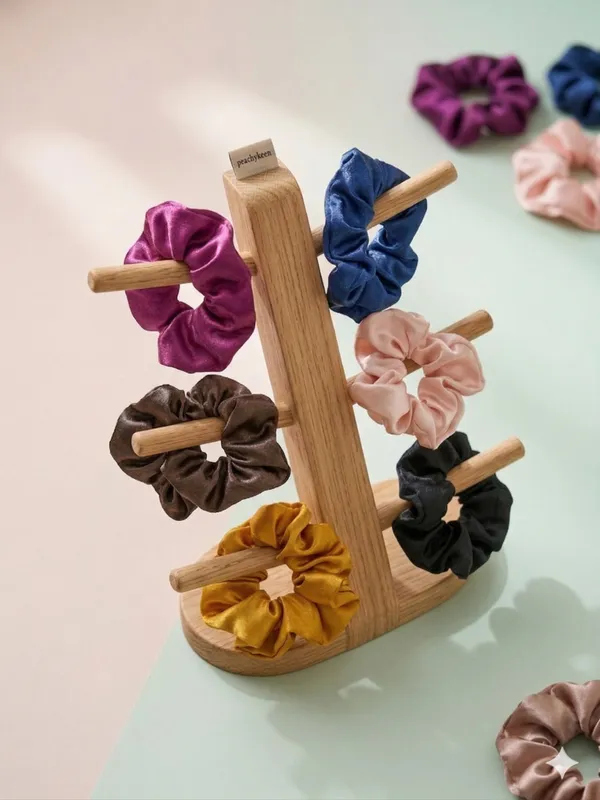Multicolor_Satin_Hair_Scrunchie_Set_For_Women