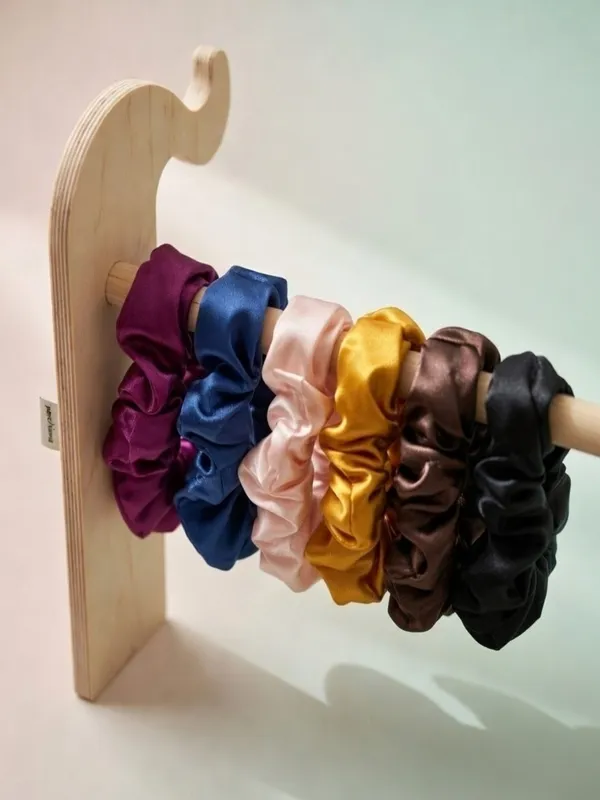 Multicolor_Satin_Hair_Scrunchie_Set_For_Women